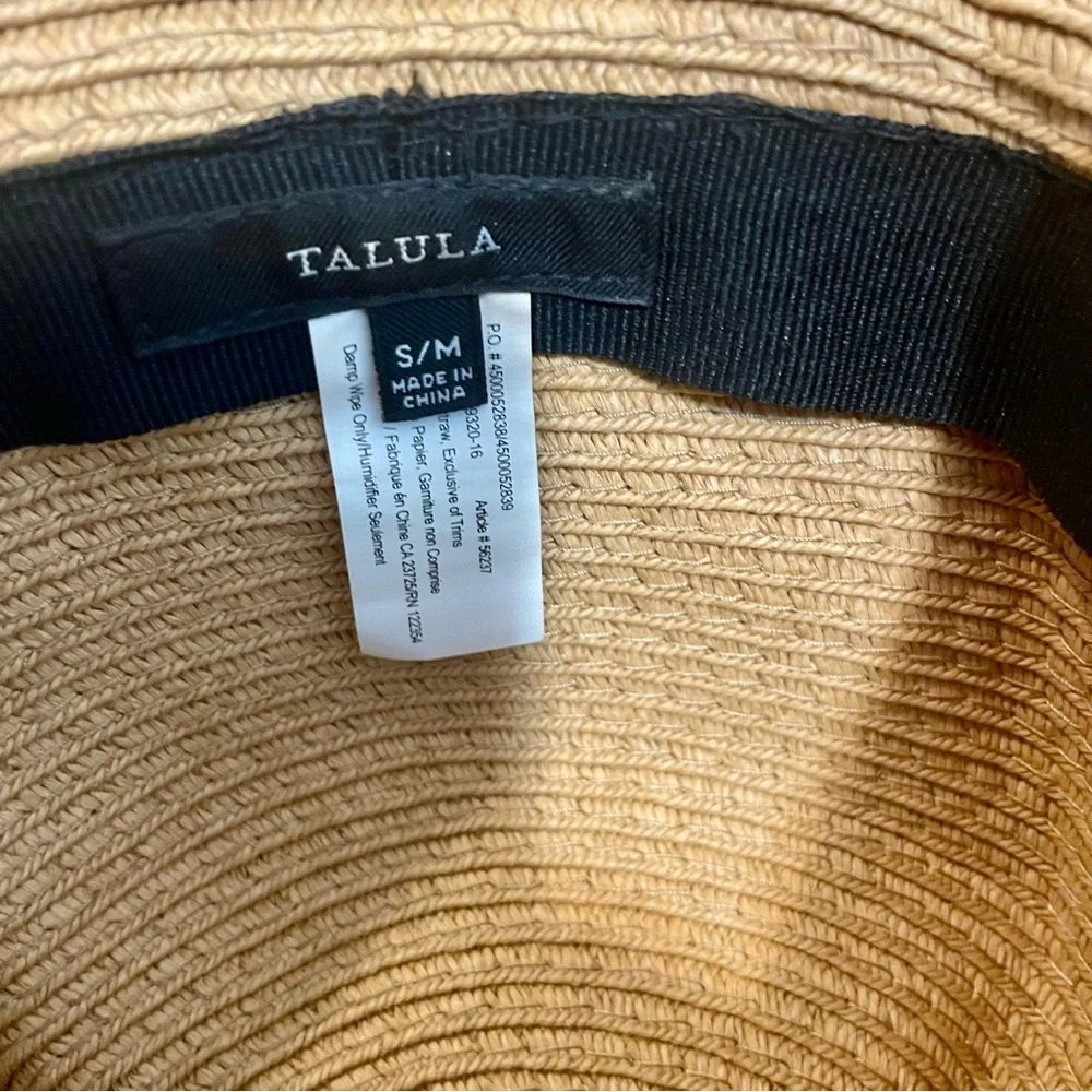 Talula Aritzia Straw Bucket Style Hat - Picture 4 of 5